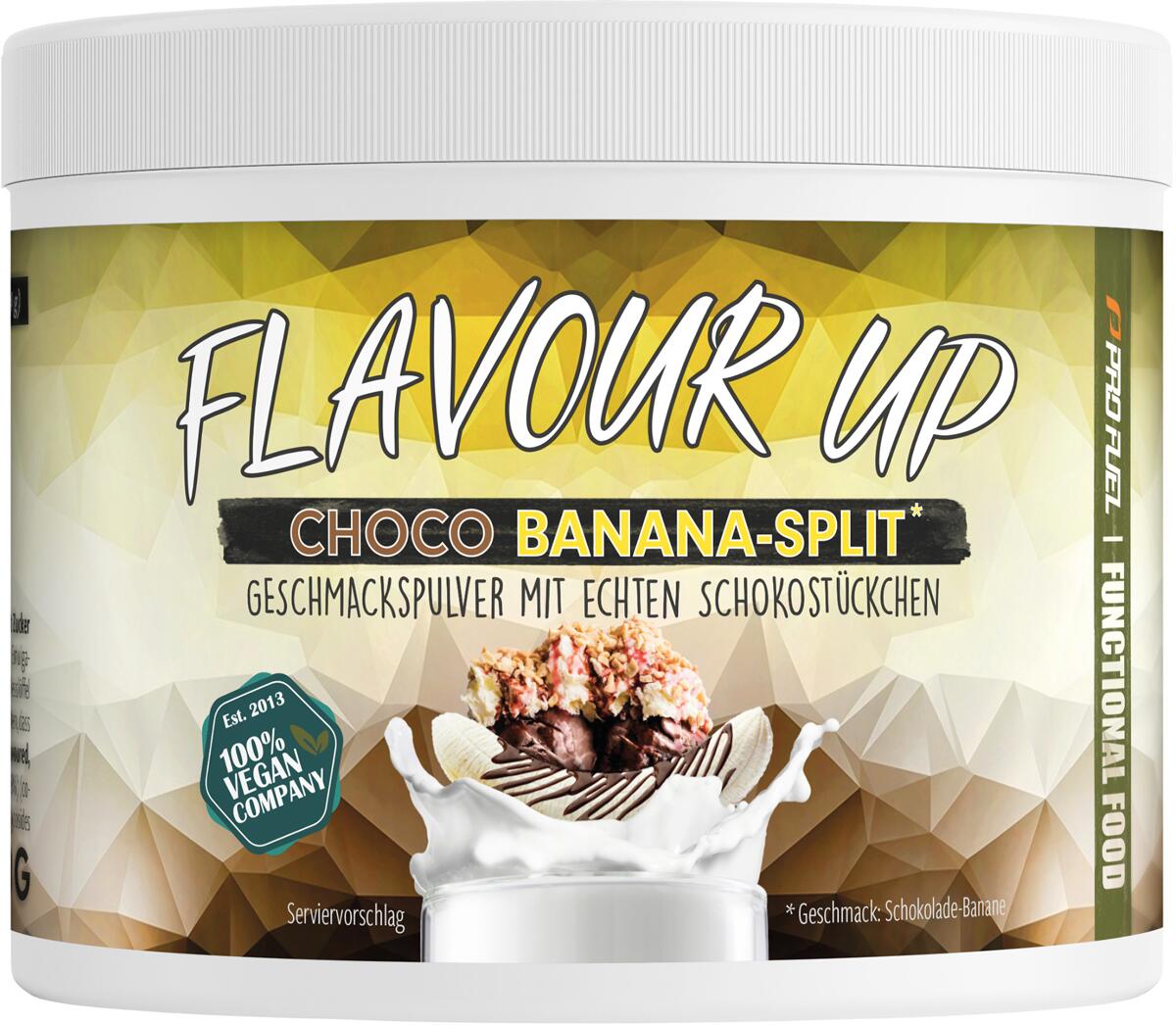 Profuel Flavour Up Geschmackspulver G Dose Choco Banana Split Bei