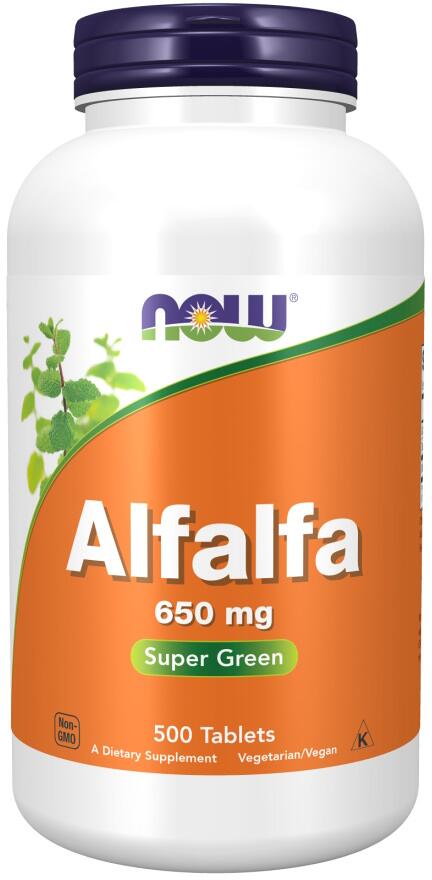 Now Foods Alfalfa 650 Mg 500 Tabletten Bei Metasport