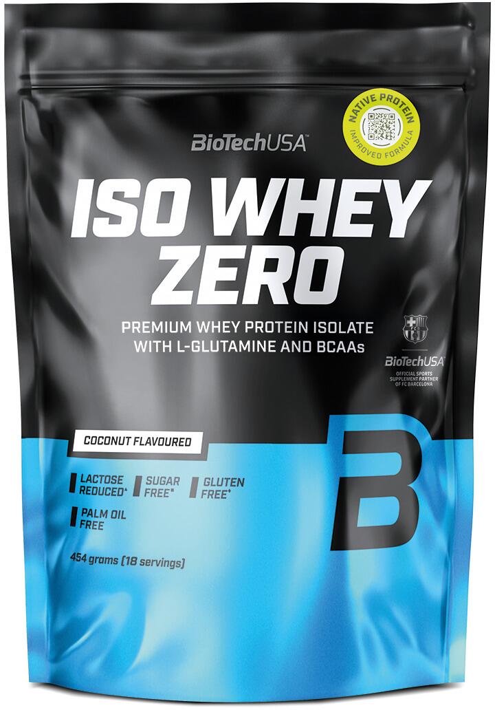 BioTech USA Iso Whey Zero, 454 g Beutel, Kokosnuss