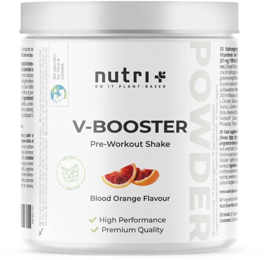 nutri+ V-Booster, 400 g Dose, Blood Orange