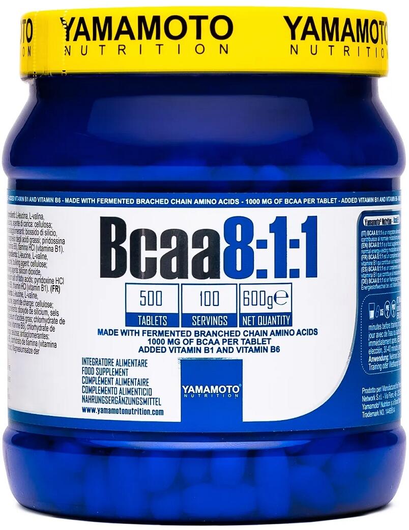 Yamamoto Nutrition Bcaa 8:1:1, 500 Tabletten