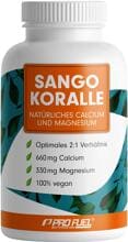 ProFuel Sango Koralle - Natürliches Calcium & Magnesium, 180 Kapseln