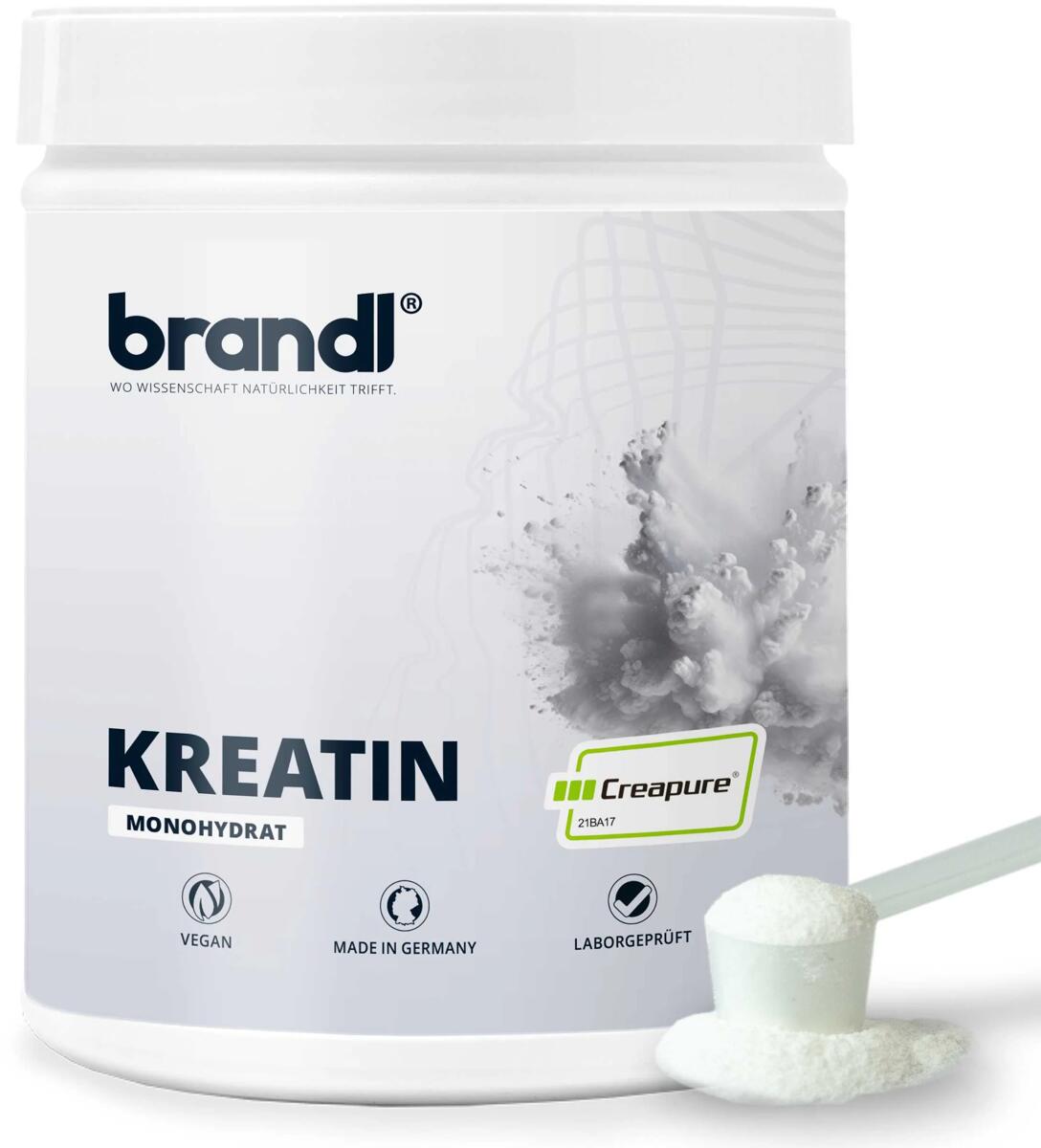 brandl Kreatin Monohydrat (Creapure ), 500 g Dose