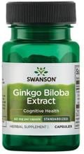 Swanson Ginkgo Biloba Extract 60 mg, Kapseln