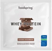 Foodspring Whey Protein To Go, 10 × 30 g Pack, Schokolade