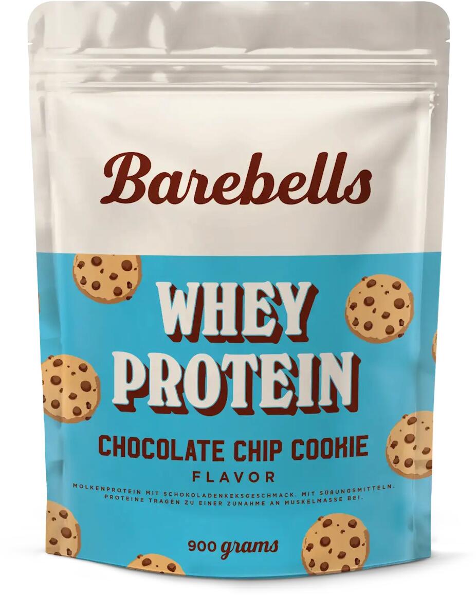 Barebells Whey Protein, 900 g Beutel, Chocolate Chip Cookie