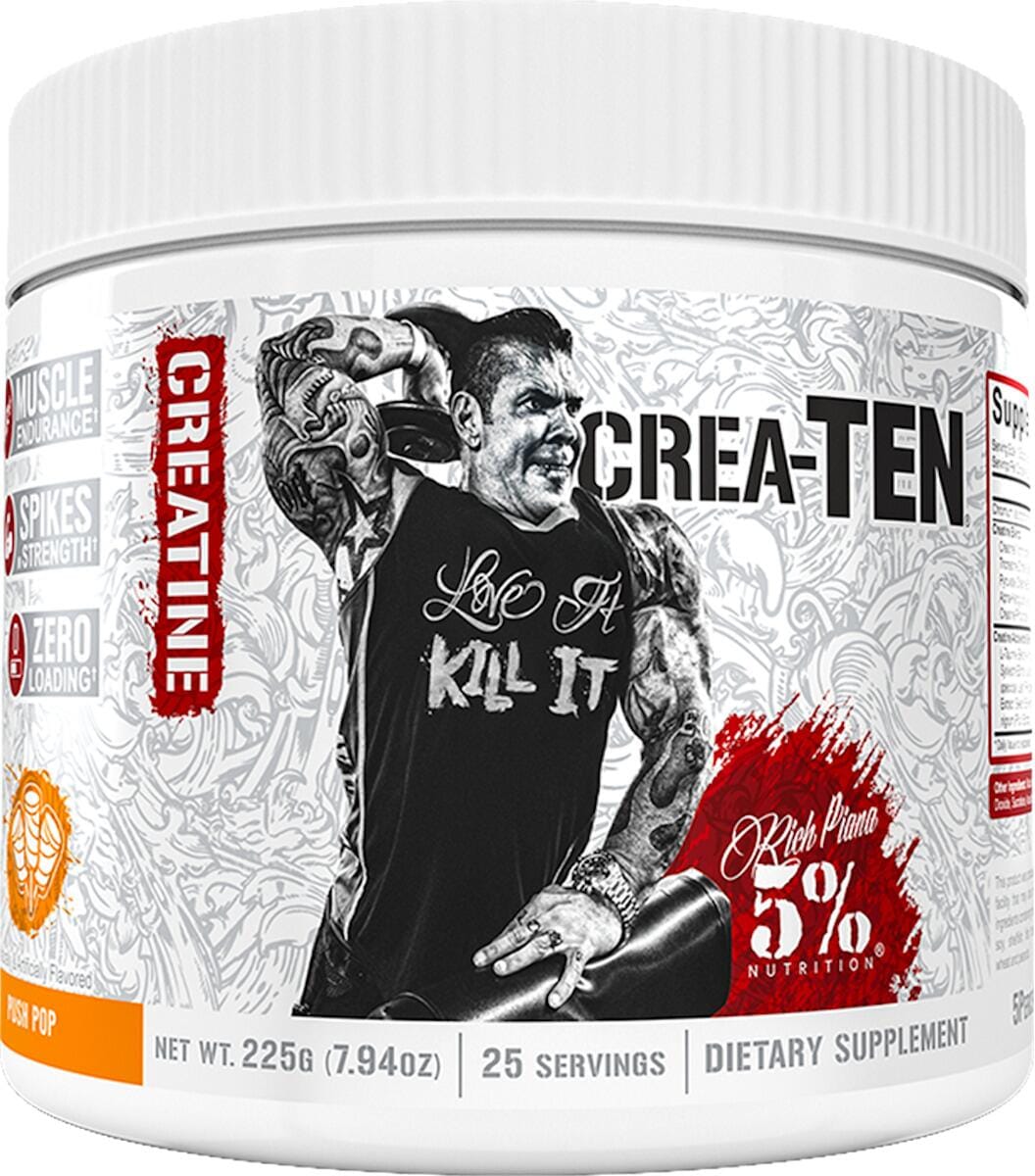 5% Nutrition Crea-TEN, 231 g Dose, Push Pop