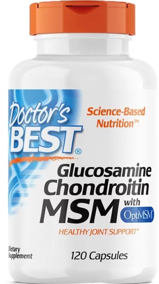 Doctors Best Glucosamine Chondroitin MSM with OptiMSM, 120 Kapseln
