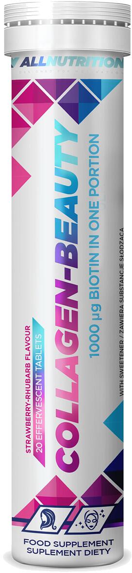Allnutrition Collagen-Beauty, 20 Tabletten, Strawberry-Rhubarb