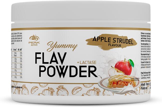 Peak Performance Yummy Flav Powder, 250 g Dose, Apple Strudel