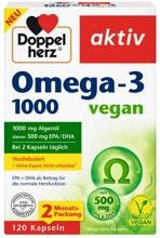 Doppelherz Omega-3 1000 vegan, 120 Kapseln