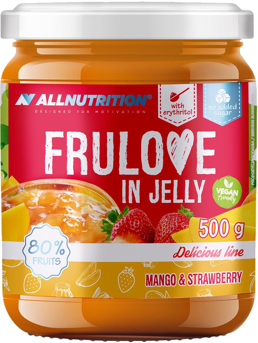 Allnutrition Frulove In Jelly, 500 g Glas, Mango & Strawberry