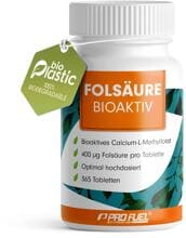 ProFuel Folsäure Bioaktiv (Vitamin B9), 365 Tabletten