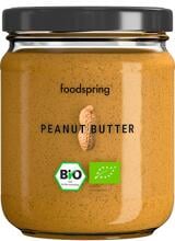 Foodspring Peanut Butter - Bio Erdnussbutter, 6 × 250 g Glas