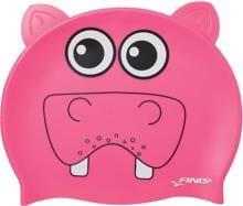 Finis Animal Head Silikon-Kappe, ab 3 Jahre, Hippo Pink