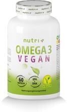 nutri+ vegane Omega 3 Kapseln, 60 Kapseln Dose