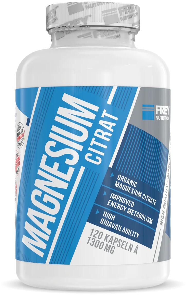 Frey Nutrition Magnesium Citrat, 120 Kapseln