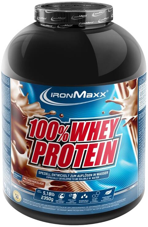 IronMaxx 100 % Whey Protein, 2350 g Dose, Milchschokolade