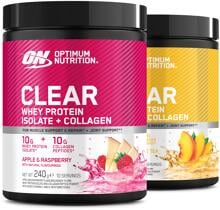 Optimum Nutrition Clear Whey Protein Isolate + Collagen, 240 g Dose