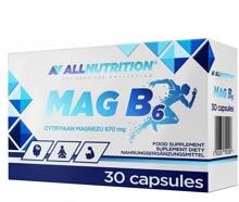 Allnutrition MAG B6, 670 mg, 30 Kapseln