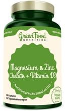 GreenFood Nutrition Magnesium und Zink Chelate + Vitamin D3, 90 Kapseln