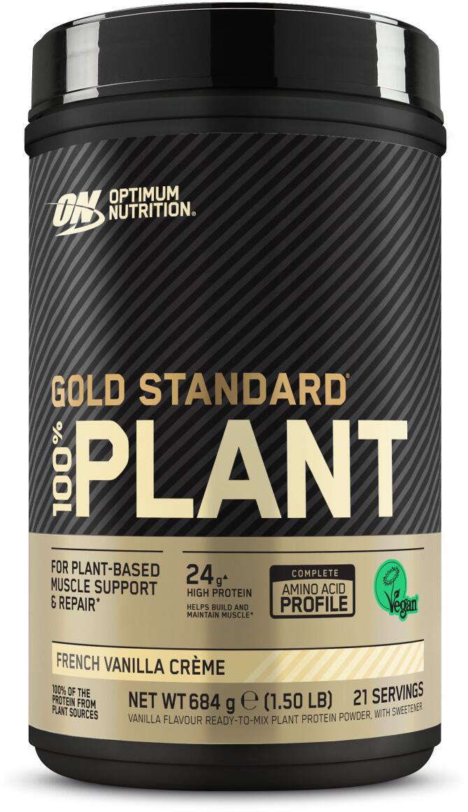 Optimum Nutrition 100 % Gold Standard Plant Protein, 684 g Dose (1.5 lb), Vanilla