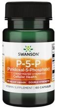 Swanson P-5-P Pyridoxal-5-Phosphate 40 mg, 60 Kapseln