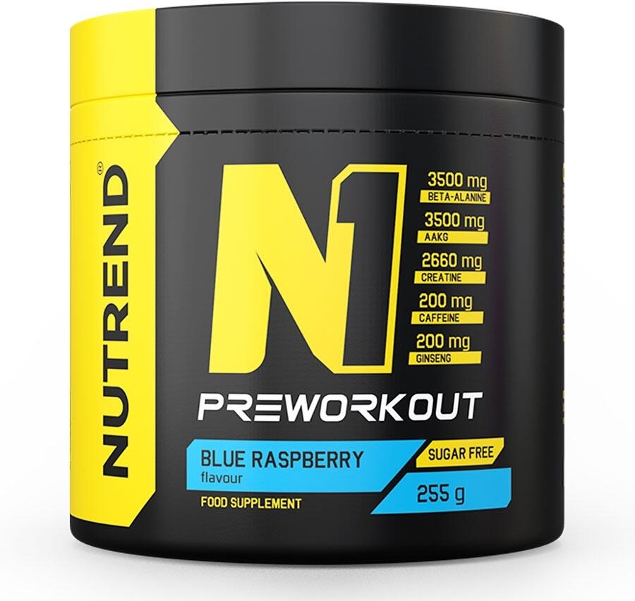 Nutrend N1 Pre-Workout, 255 g Dose, Blue Raspberry
