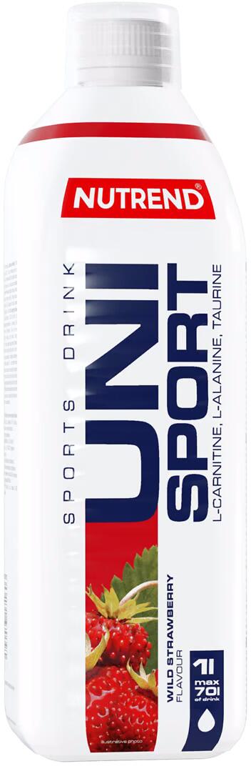 Nutrend Unisport – Sportgetränk Konzentrat, 1000 ml Flasche, Wild Strawberry