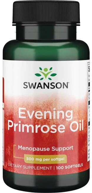 Swanson Evening Primrose Oil 500 mg, 100 Softgels