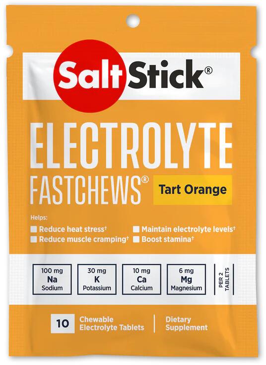 SaltStick FastChews, 12 x 10 Kautabletten, Orange