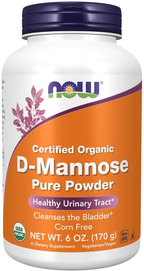 Now Foods D-Mannose Pure Powder, 170 g Dose