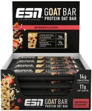 ESN Protein GOAT Oat Bar, 12 × 55 g Riegel, Berries