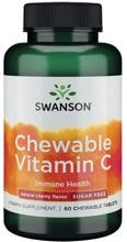 Swanson Chewable Vitamin C, 60 Kautabletten, Kirsche