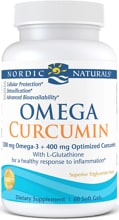Nordic Naturals Omega Curcumin, 60 Softgels, Lemon