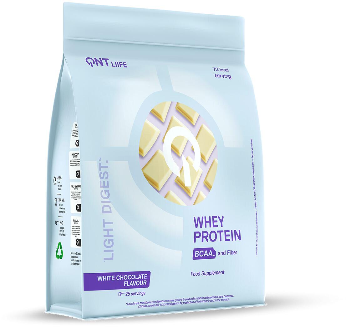 QNT Light Digest Whey Protein, 500 g Beutel, White Chocolate