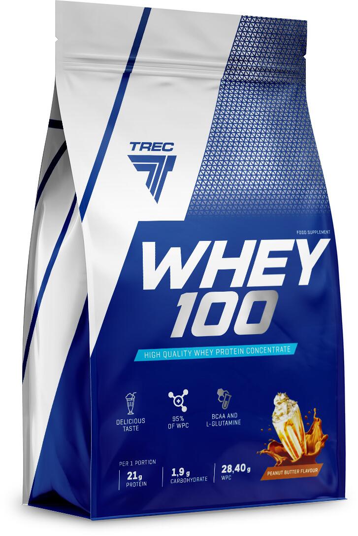 Trec Nutrition Whey 100, 2275 g Beutel, Peanut Butter