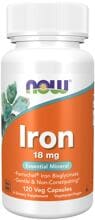 Now Foods Iron 18 mg, 120 Kapseln
