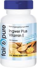 fair & pure Ingwer Plus Vitamin E, 180 Kapseln Dose
