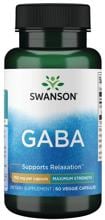 Swanson GABA - Maximum Strength, 60 Kapsel