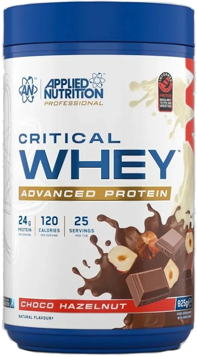 Applied Nutrition Critical Whey, 825 g Dose, Choco Hazelnut