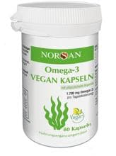 Norsan Omega 3 Vegan, 80 Kapseln