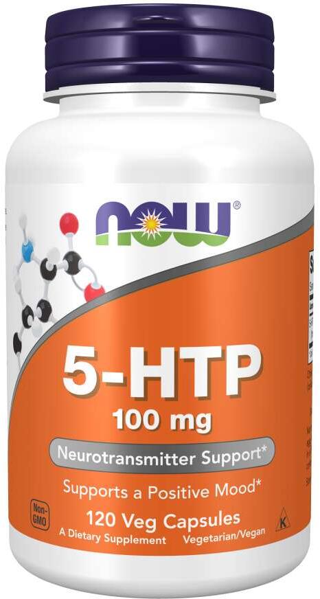 Now Foods 5-HTP 100 mg, 120 Kapseln