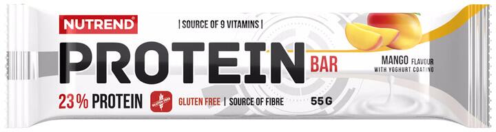 Nutrend Protein Bar, 24 × 55 g Riegel, Mango in Yogurt Topping