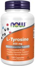 Now Foods L-Tyrosine 500 mg, 120 Kapseln