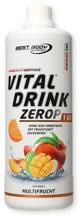 Best Body Nutrition Vital Drink Zerop, 1000 ml Flasche, Multifrucht