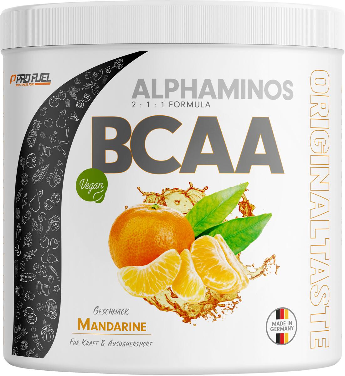 ProFuel Alphaminos BCAA, 300 g Dose, Mandarine