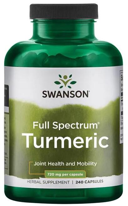 Swanson Full Spectrum Turmeric 720 mg, 240 Kapseln