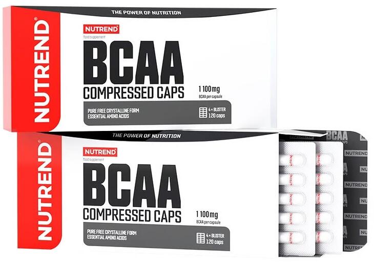 Nutrend BCAA Compressed Caps, 120 Kapseln