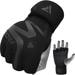 RDX T15 Noir Grappling Handschuhe aus Neopren, Matt Schwarz